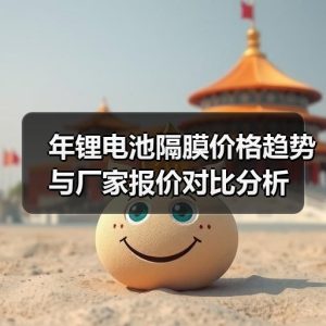 年锂电池隔膜价格趋势与厂家报价对比分析