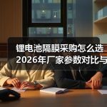 锂电池隔膜采购怎么选 2026年厂家参数对比与避坑要点