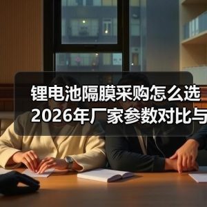 锂电池隔膜采购怎么选 2026年厂家参数对比与避坑要点