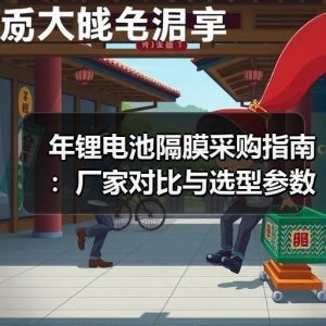 年锂电池隔膜采购指南：厂家对比与选型参数怎么判断