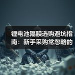 锂电池隔膜选购避坑指南：新手采购常忽略的5个判断标准