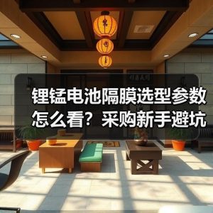 锂锰电池隔膜选型参数怎么看？采购新手避坑指南