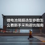 锂电池隔膜选型参数怎么看新手采购避坑指南